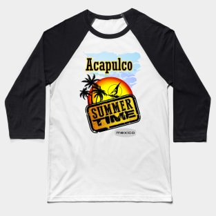 Acapulco, Summer Baseball T-Shirt